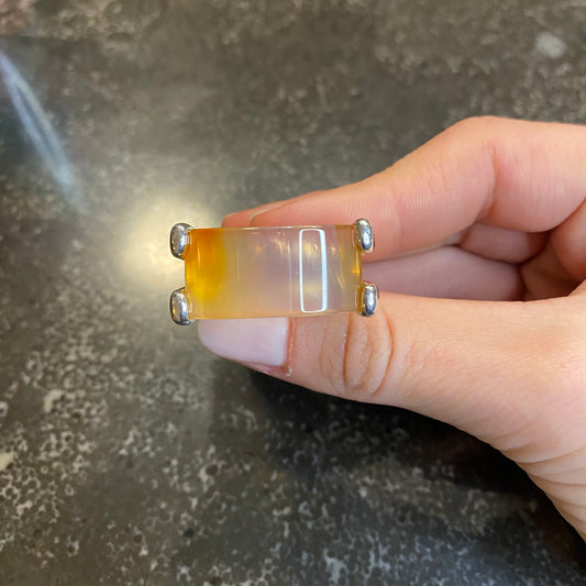 Natural Agate Ring