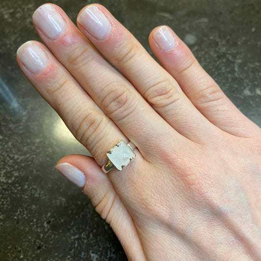 White Quartz Ring