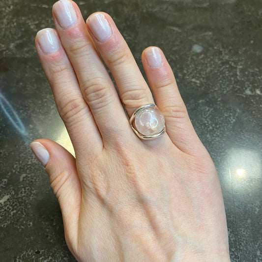 Rose Quartz Ring