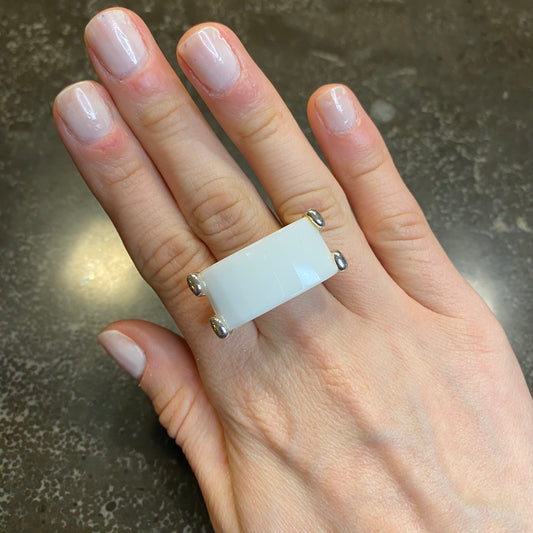 White Quartz Ring