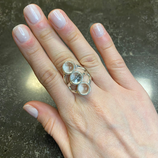 3 Tall Circles Ring