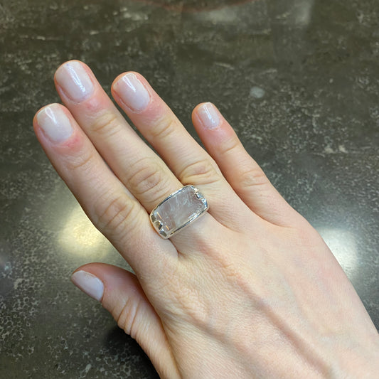 Rose Quartz Ring