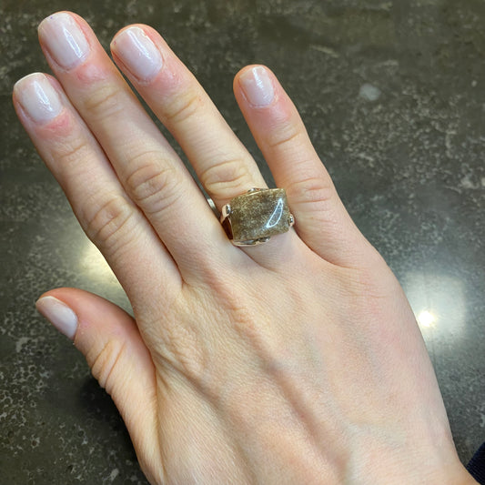 Polychrome Jasper Ring