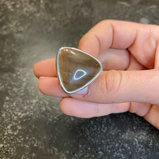 Polychrome Jasper Statement Ring
