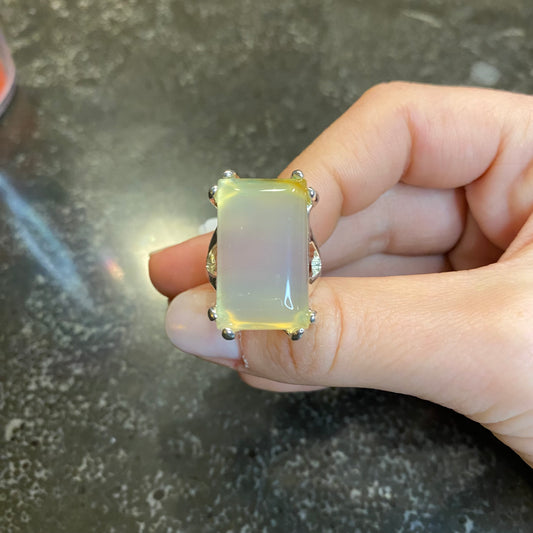 Natural Agate Ring