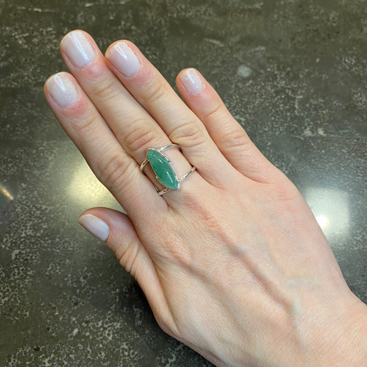 Green Quartz Ring