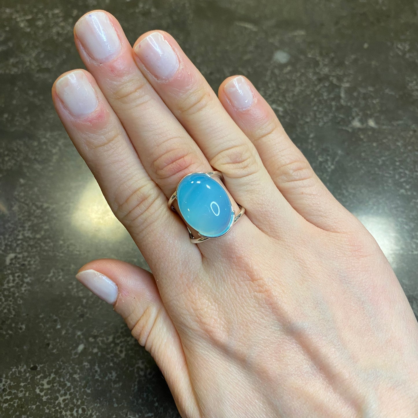 Adjustable Cabochon Ring