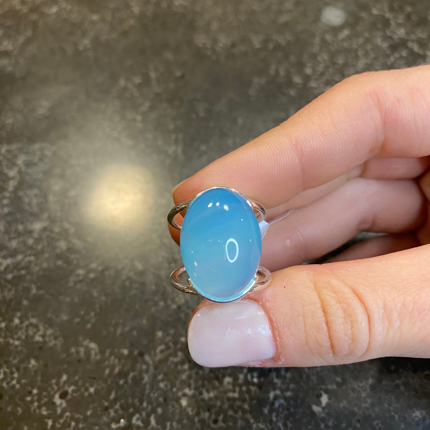 Adjustable Cabochon Ring