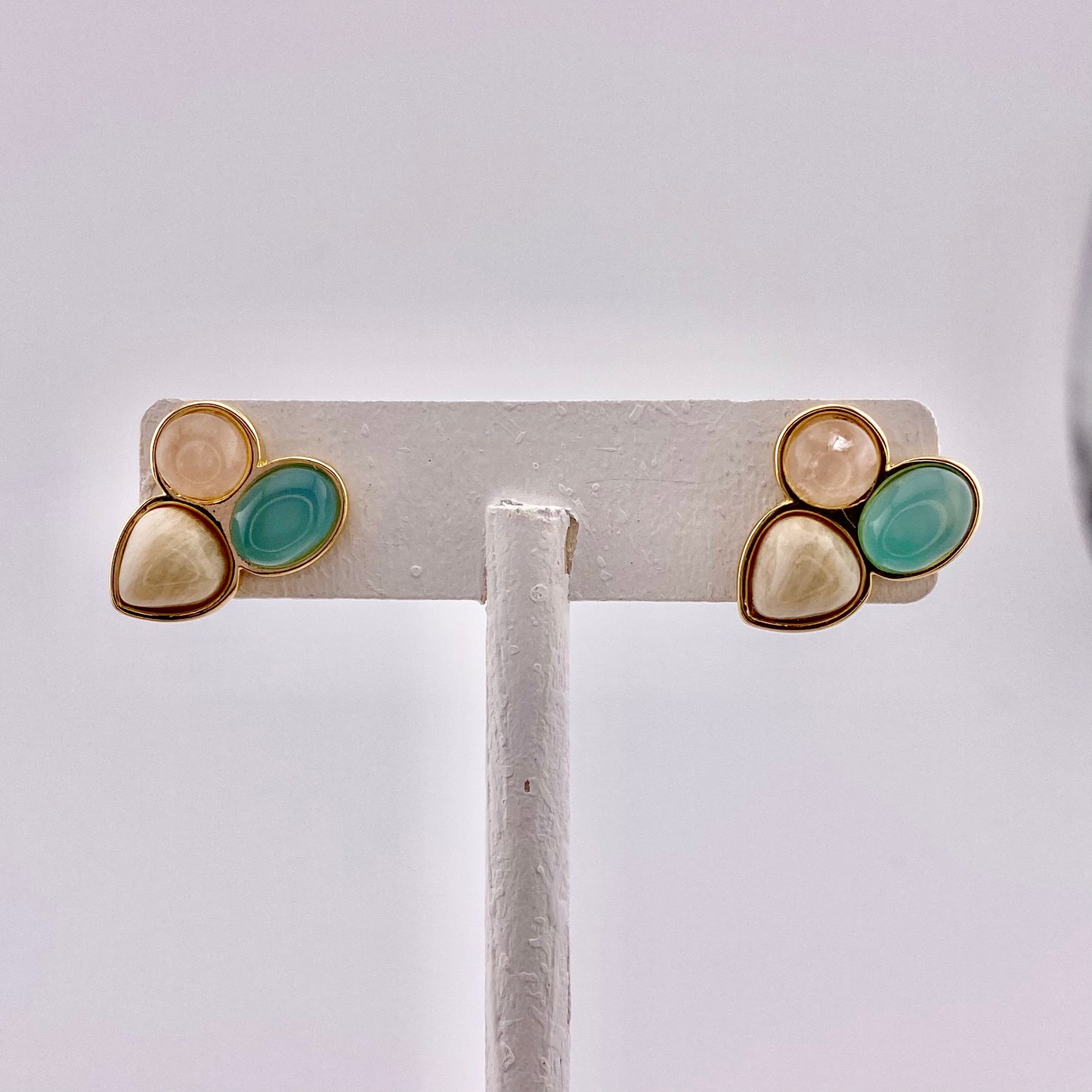 Three Stones Earrings