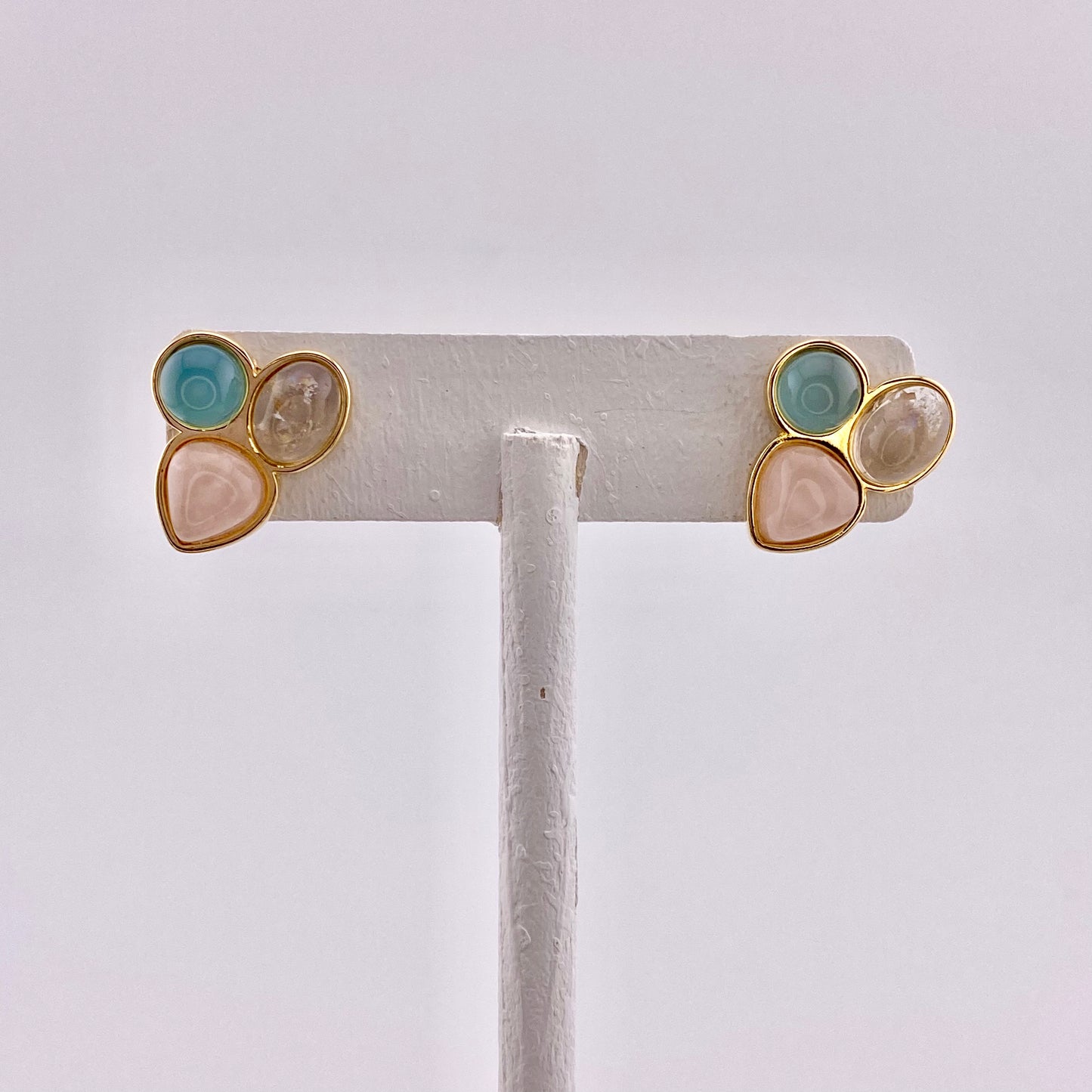 Three Stones Earrings