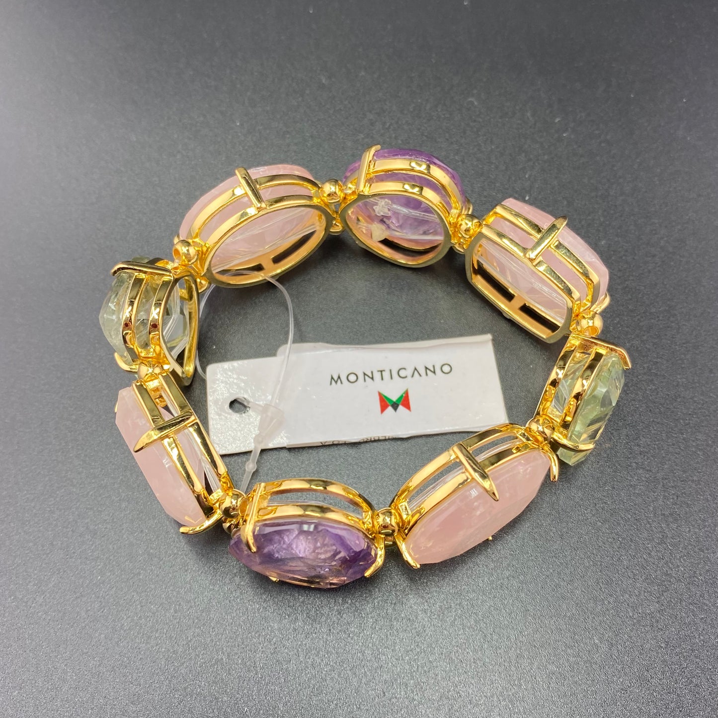 Monticano - Prasiolite, Amethyst and Rose Quartz Luxury Bracelet