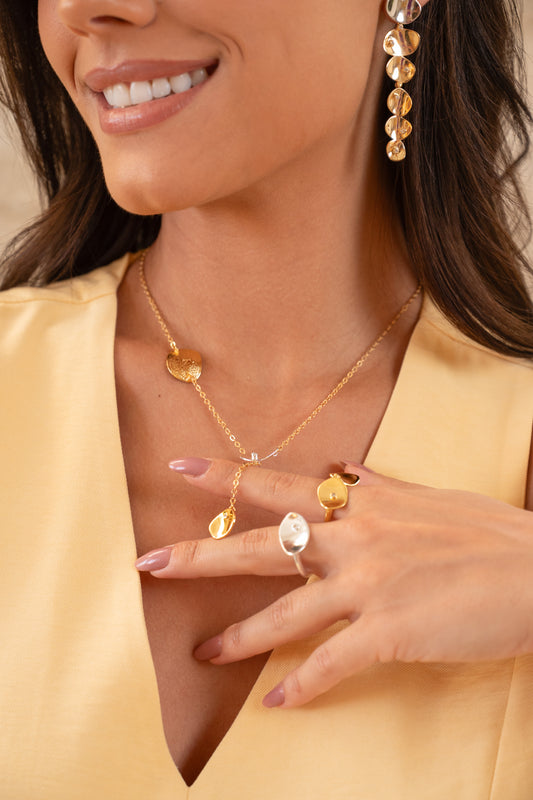 Organic Petal Ring