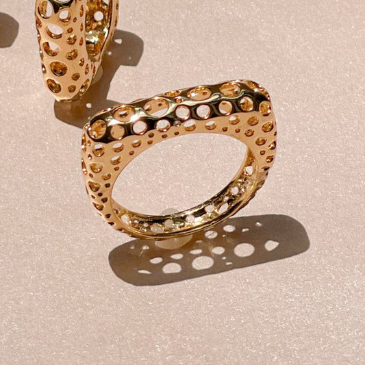 Square Moon Ring