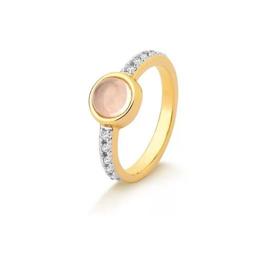 Settled Solitaire Ring