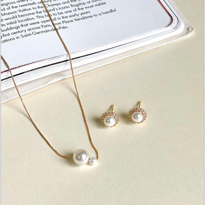 Pearl Sun Earrings