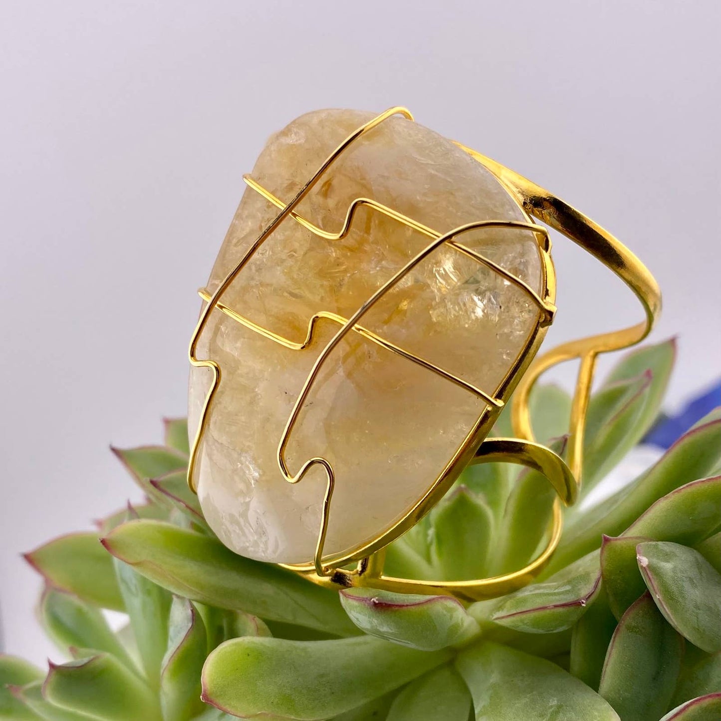 Citrine Cuff Bracelet