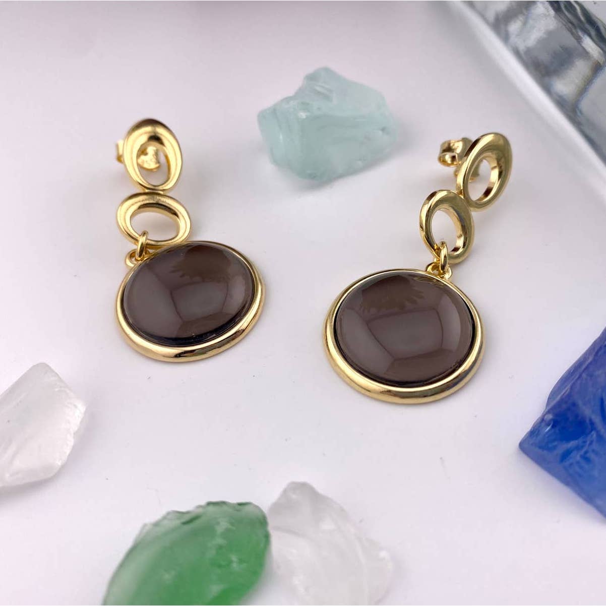 Smoky QuartzEarrings