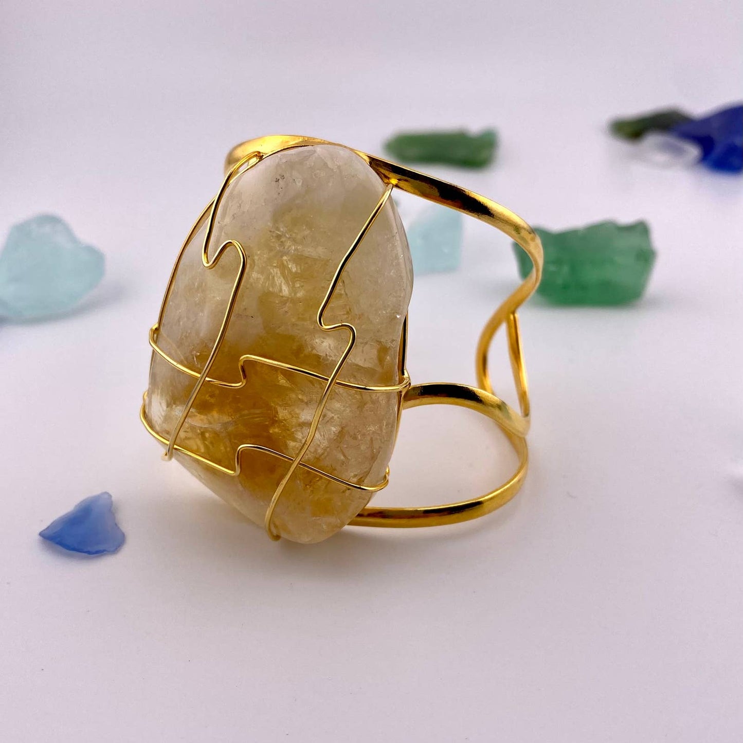 Citrine Cuff Bracelet